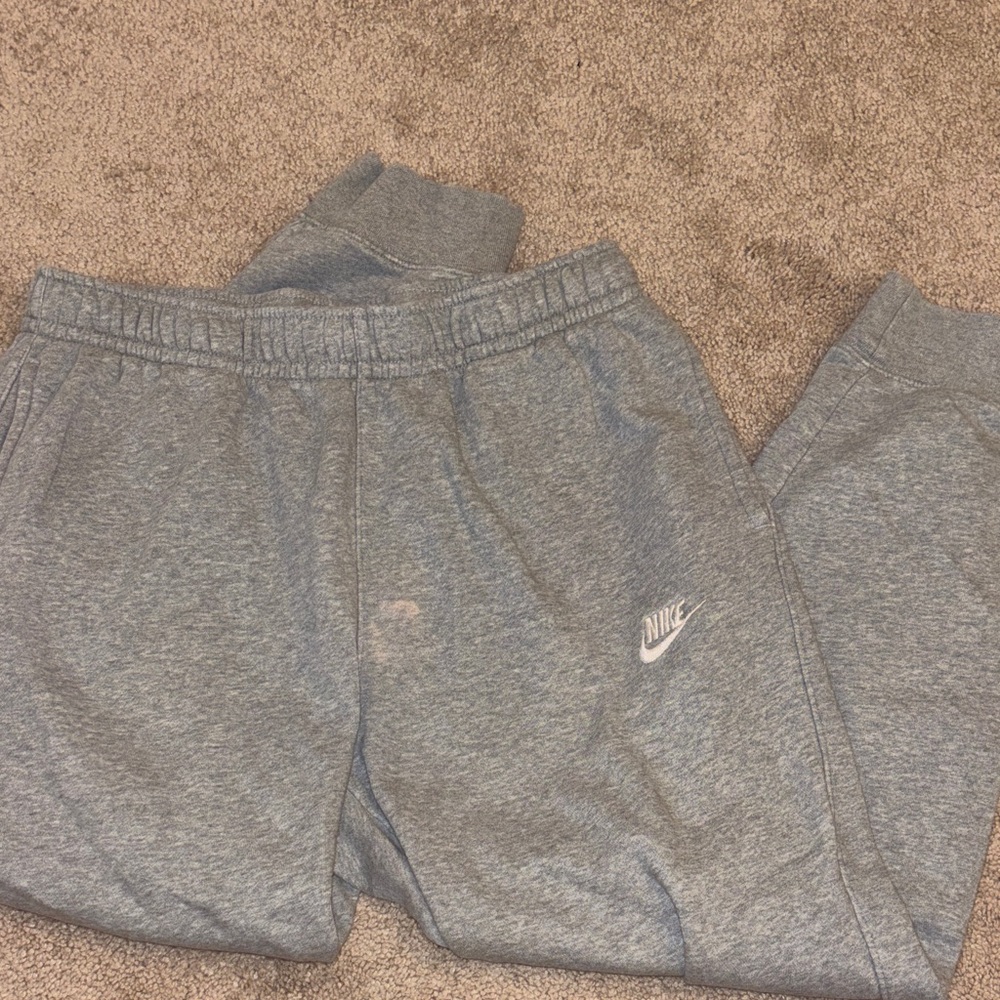 Nike Kids Heather Gray Joggers